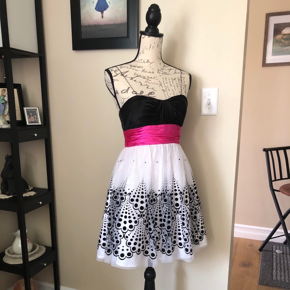 Hailey Logan Strapless Prom Dress